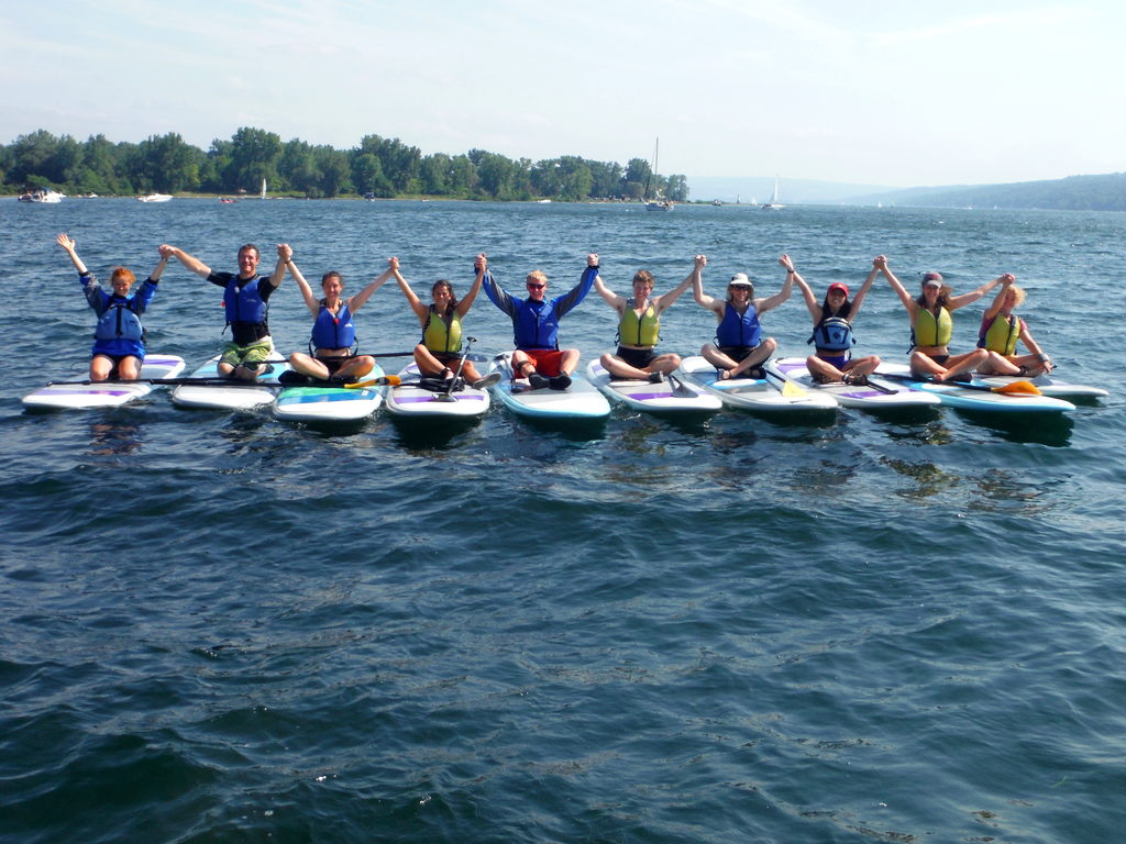 The whole group (Category:  Paddling)