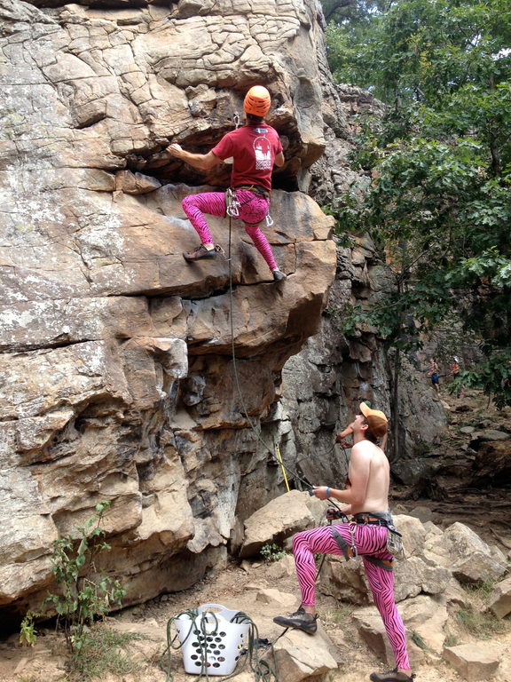 On average, Guy and I led one route every five minutes and forty seconds... for 24 hours straight. (Category:  Rock Climbing)