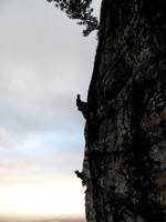 Eric and Adam on the last pitch of High Exposure (Category:  Rock Climbing)