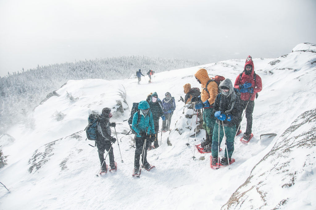 Massive windstorm on top of Cascade (Category:  Ice Climbing)