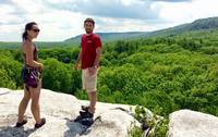 Rappel training with Grace and Rob (Category:  Rock Climbing)