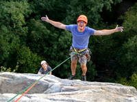 Emily and me on Son of Easy O (Category:  Rock Climbing)