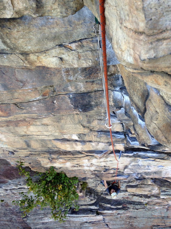 Emily on Son of Easy O (Category:  Rock Climbing)