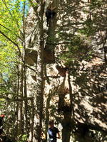 Emily on The Eagle Has Landed (Category:  Rock Climbing)