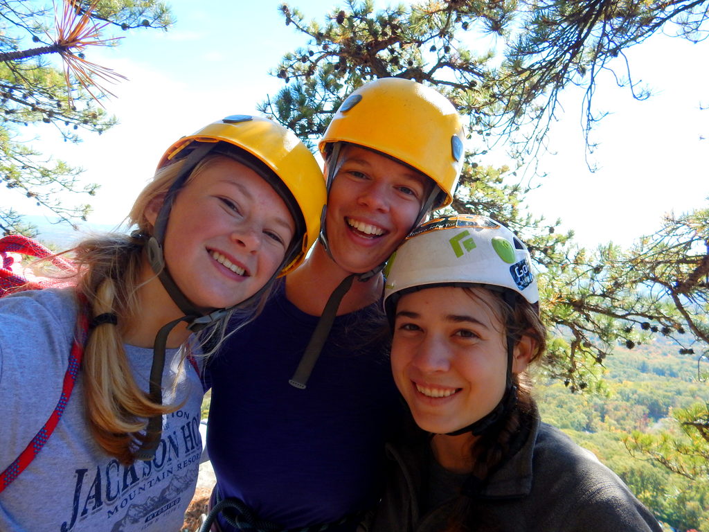 Meghan, Mischa and Emily (Category:  Rock Climbing)