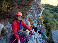 Me and Katrina (Category:  Rock Climbing)