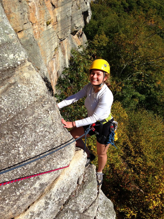 Zoe on Gelsa (Category:  Rock Climbing)