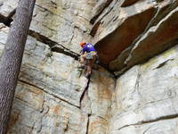 Me leading Ant's Line (Category:  Rock Climbing)