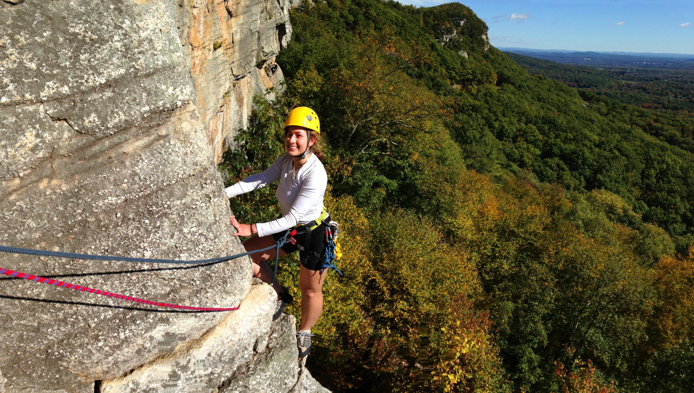 Zoe on Gelsa (Category:  Rock Climbing)