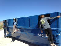 Dumpster diving? (Category:  Rock Climbing)