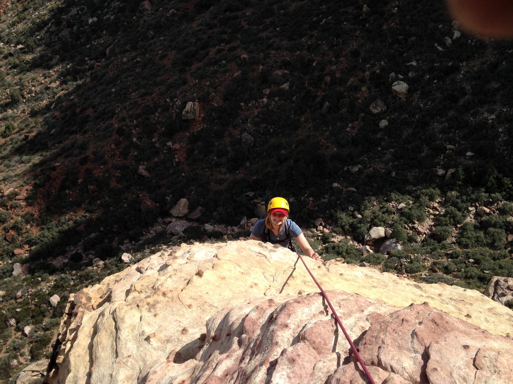 [Li]|[Il]ana on Geronimo (Category:  Rock Climbing)