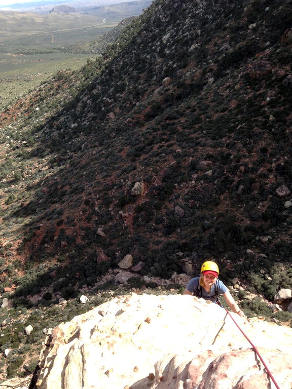 [Li]|[Il]ana on Geronimo (Category:  Rock Climbing)