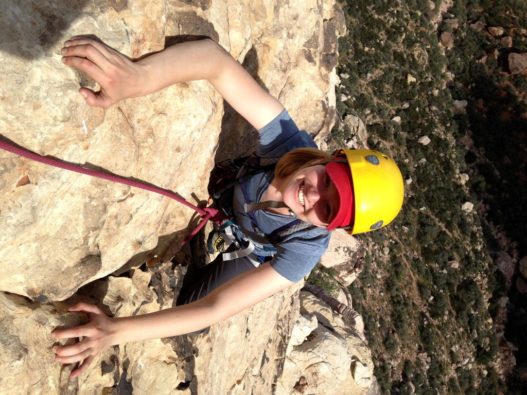 [Li]|[Il]ana on Geronimo (Category:  Rock Climbing)