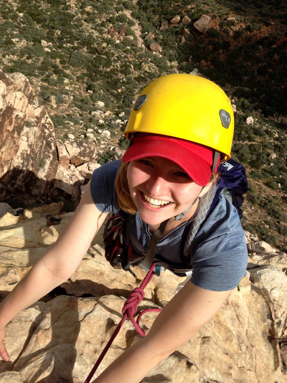 [Li]|[Il]ana on Geronimo (Category:  Rock Climbing)