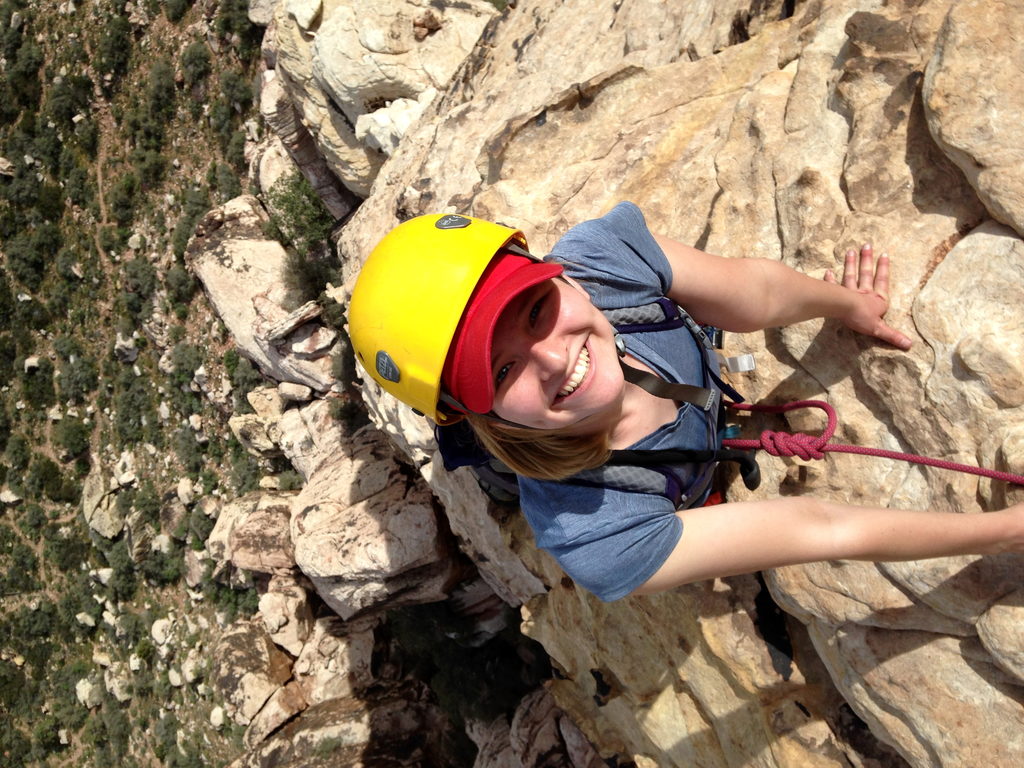 [Li]|[Il]ana on Geronimo (Category:  Rock Climbing)