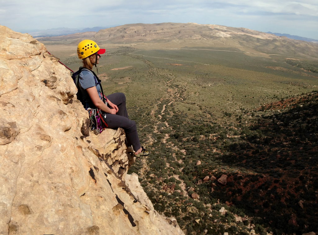 [Li]|[Il]ana on Geronimo (Category:  Rock Climbing)