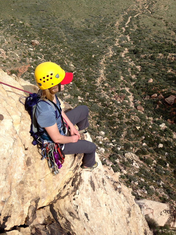 [Li]|[Il]ana on Geronimo (Category:  Rock Climbing)