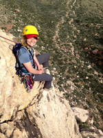 [Li]|[Il]ana on Geronimo (Category:  Rock Climbing)