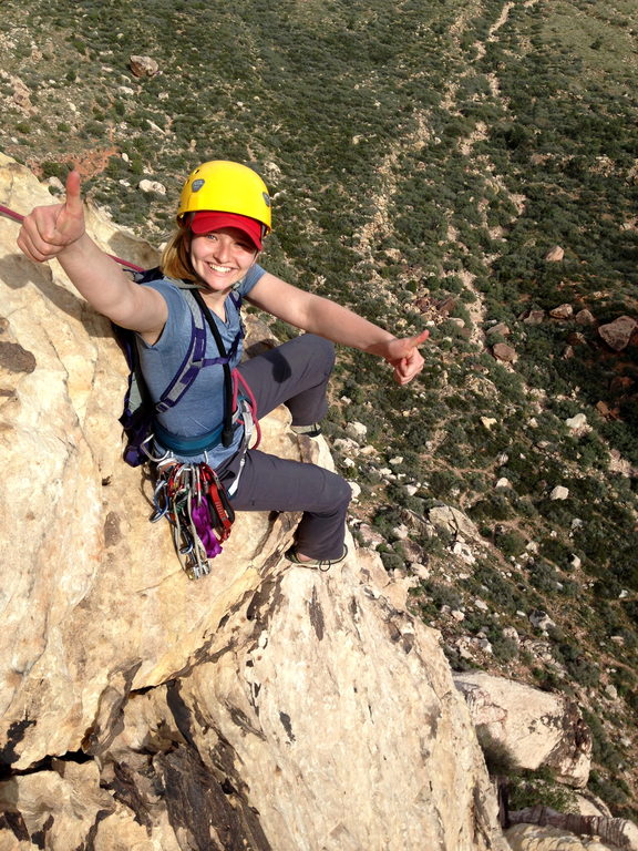 [Li]|[Il]ana on Geronimo (Category:  Rock Climbing)