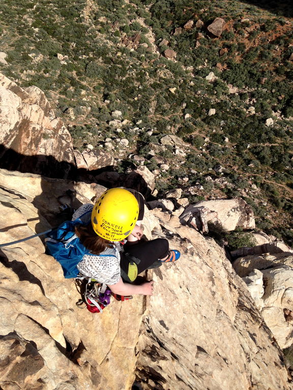 [Li]|[Il]ana on Geronimo (Category:  Rock Climbing)