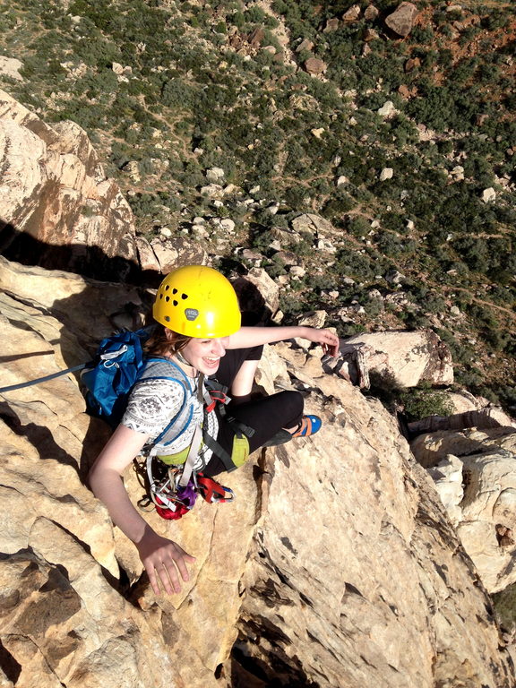 [Li]|[Il]ana on Geronimo (Category:  Rock Climbing)