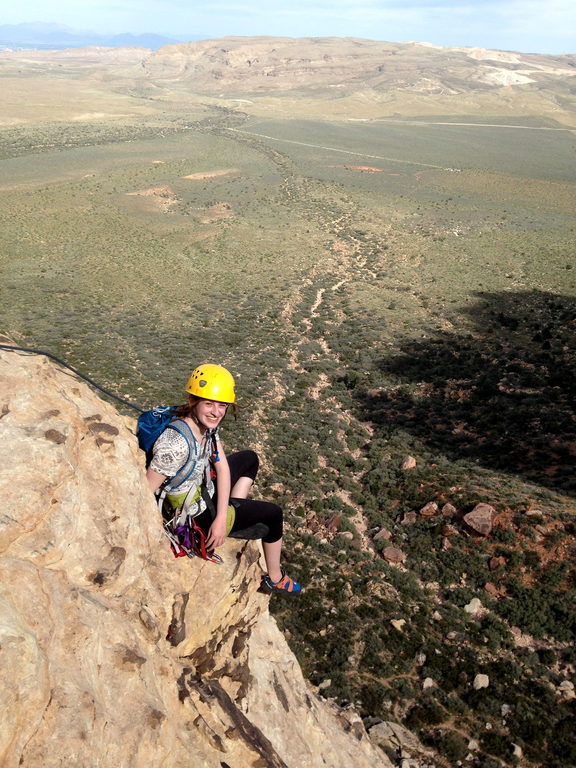 [Li]|[Il]ana on Geronimo (Category:  Rock Climbing)