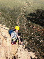 [Li]|[Il]ana on Geronimo (Category:  Rock Climbing)