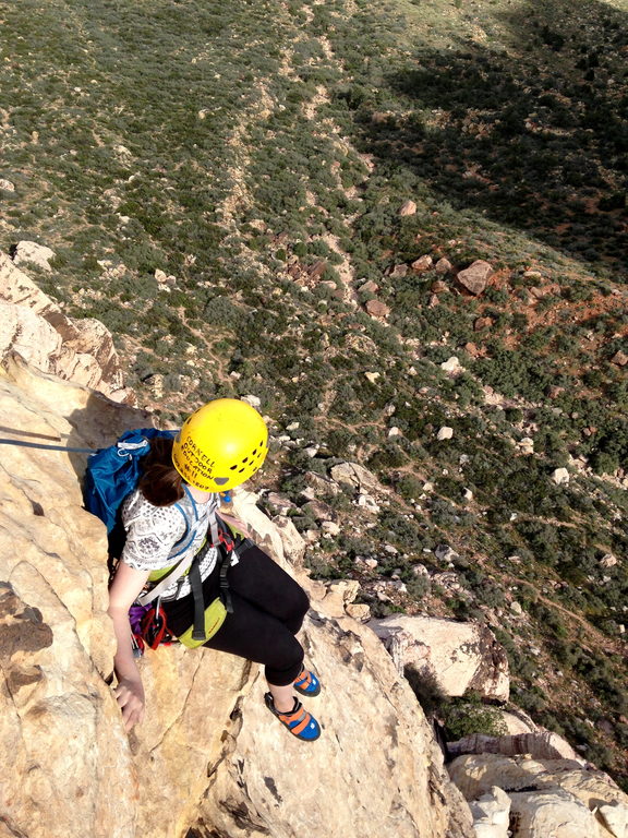 [Li]|[Il]ana on Geronimo (Category:  Rock Climbing)