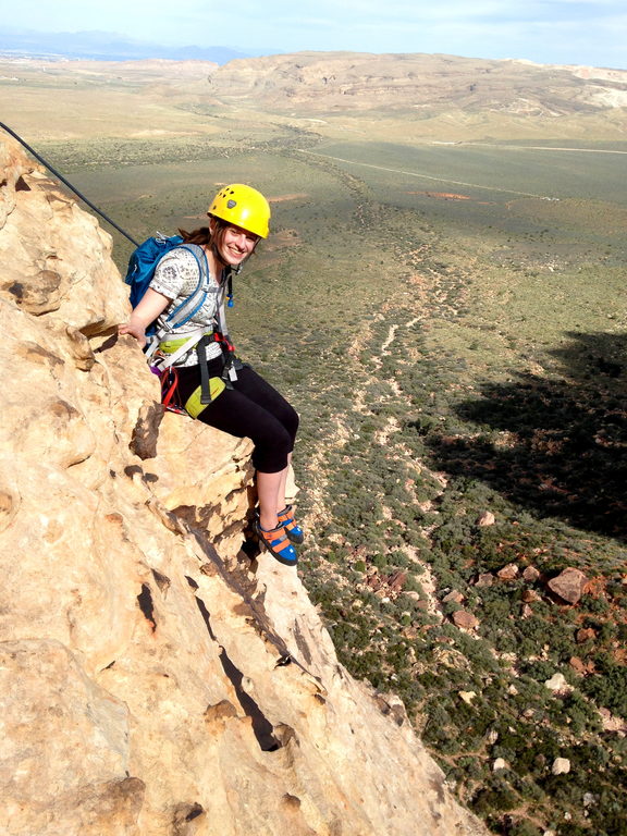 [Li]|[Il]ana on Geronimo (Category:  Rock Climbing)