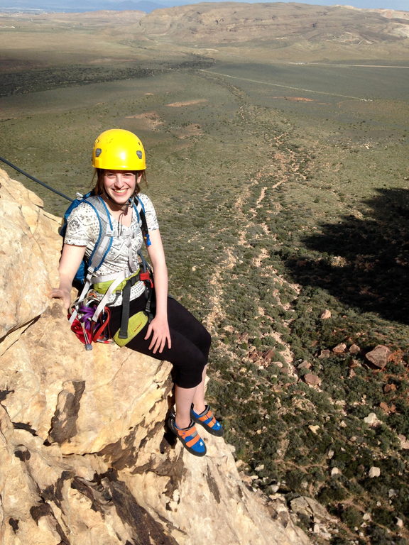 [Li]|[Il]ana on Geronimo (Category:  Rock Climbing)