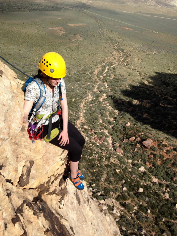 [Li]|[Il]ana on Geronimo (Category:  Rock Climbing)