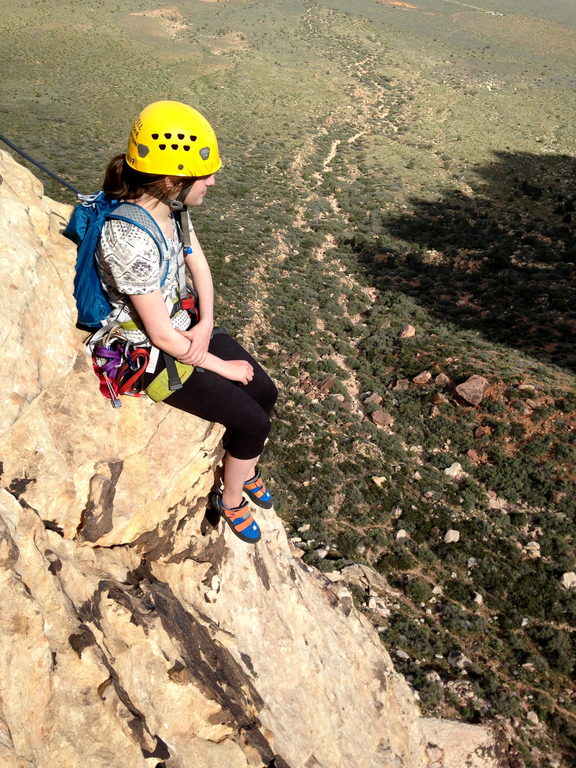 [Li]|[Il]ana on Geronimo (Category:  Rock Climbing)