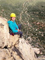 [Li]|[Il]ana on Geronimo (Category:  Rock Climbing)