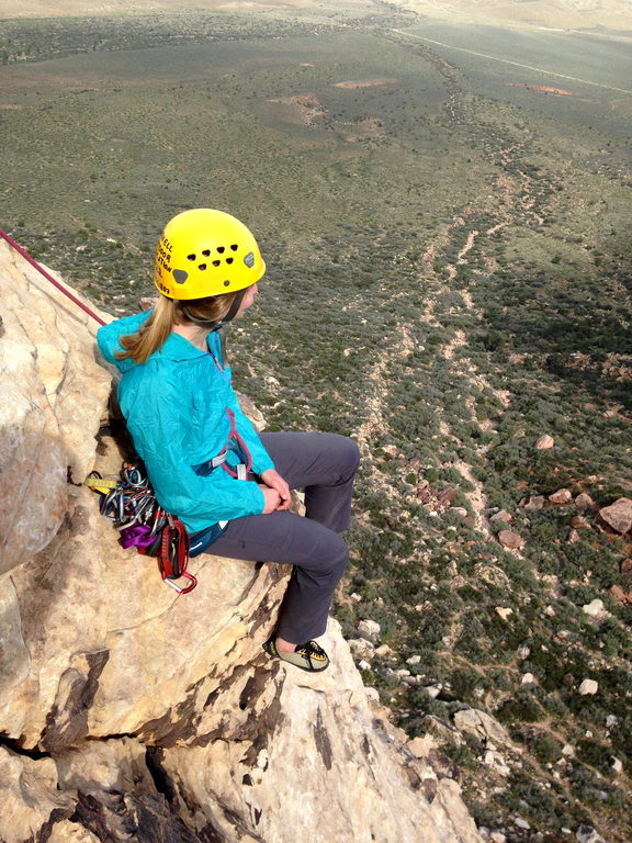 [Li]|[Il]ana on Geronimo (Category:  Rock Climbing)