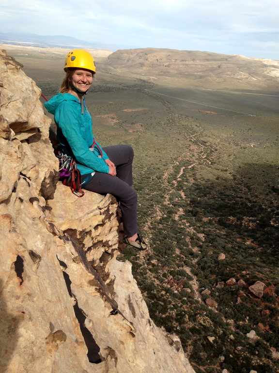 [Li]|[Il]ana on Geronimo (Category:  Rock Climbing)