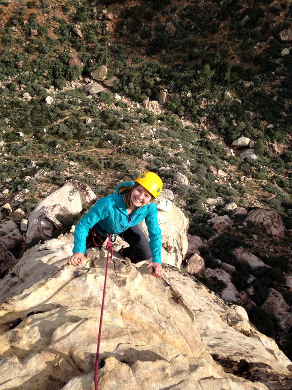 [Li]|[Il]ana on Geronimo (Category:  Rock Climbing)