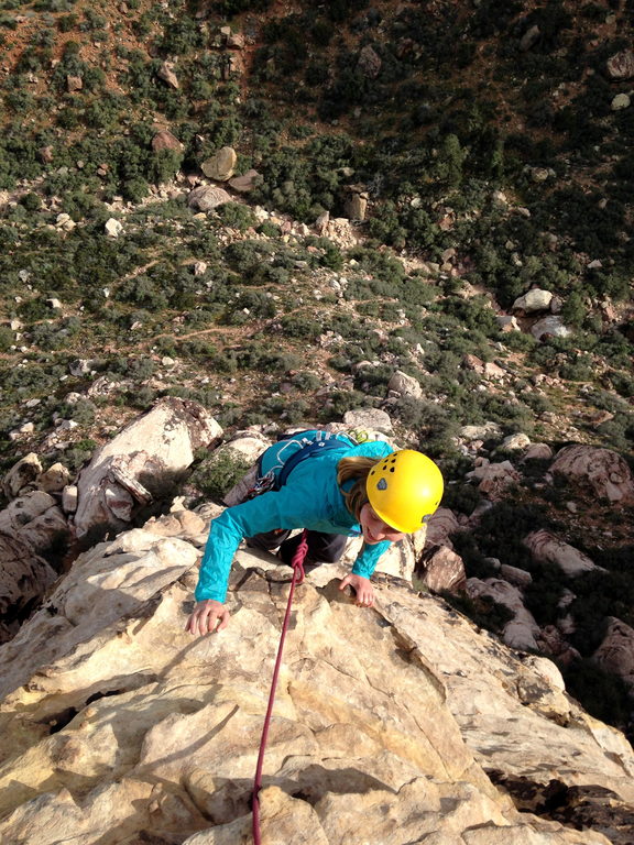 [Li]|[Il]ana on Geronimo (Category:  Rock Climbing)