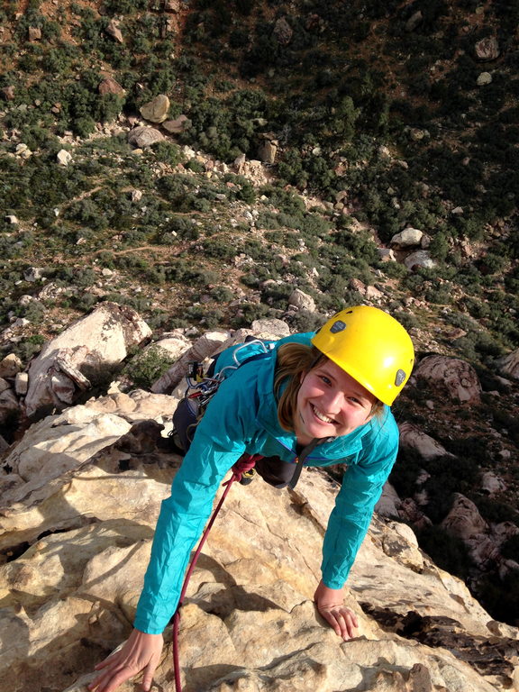 [Li]|[Il]ana on Geronimo (Category:  Rock Climbing)