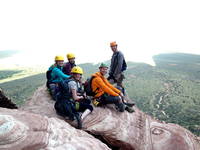 COE crew on Geronimo (Category:  Rock Climbing)