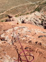 Greg on Physical Graffiti (Category:  Rock Climbing)