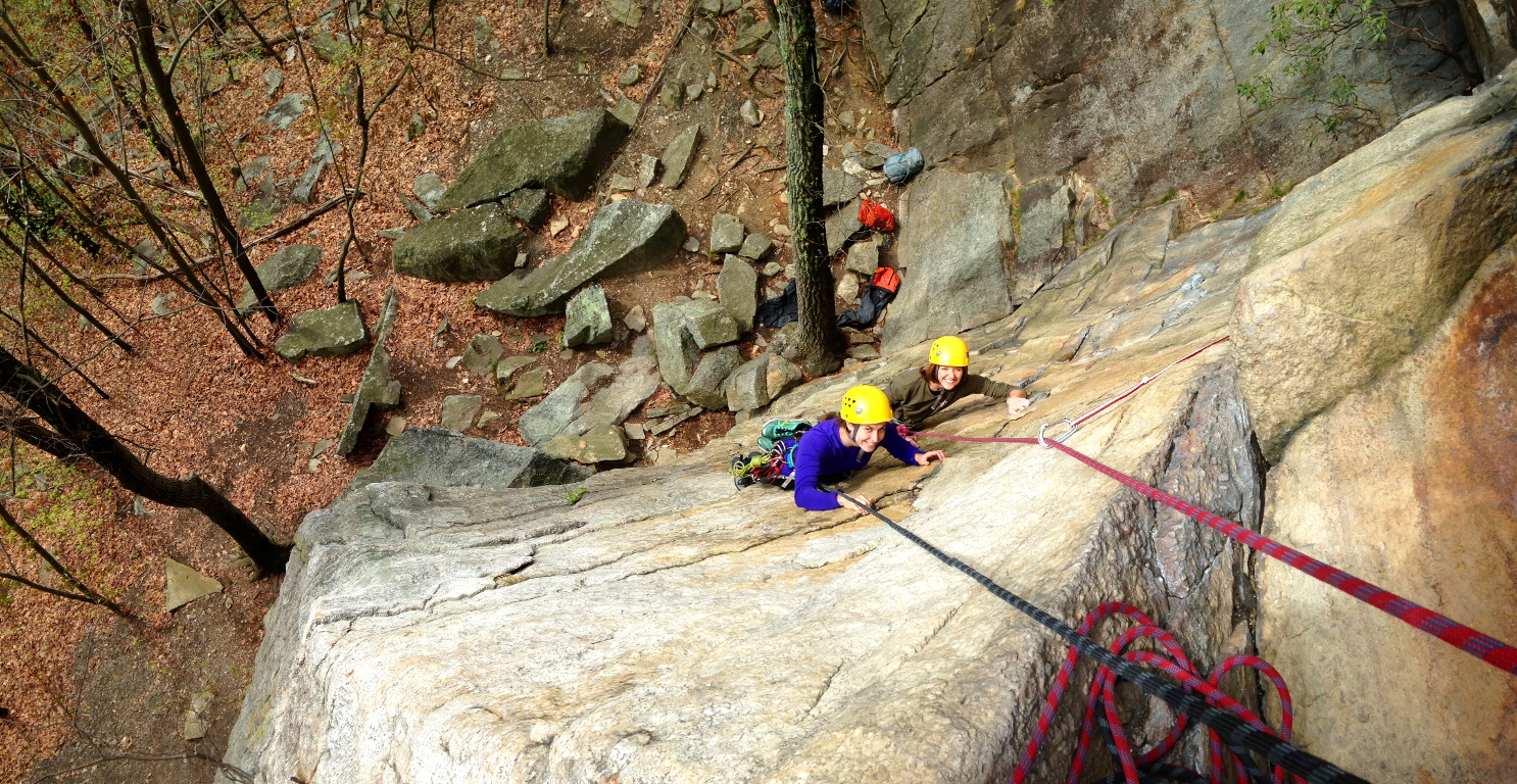 Hannah and Lauren on Disneyland (Category:  Rock Climbing)