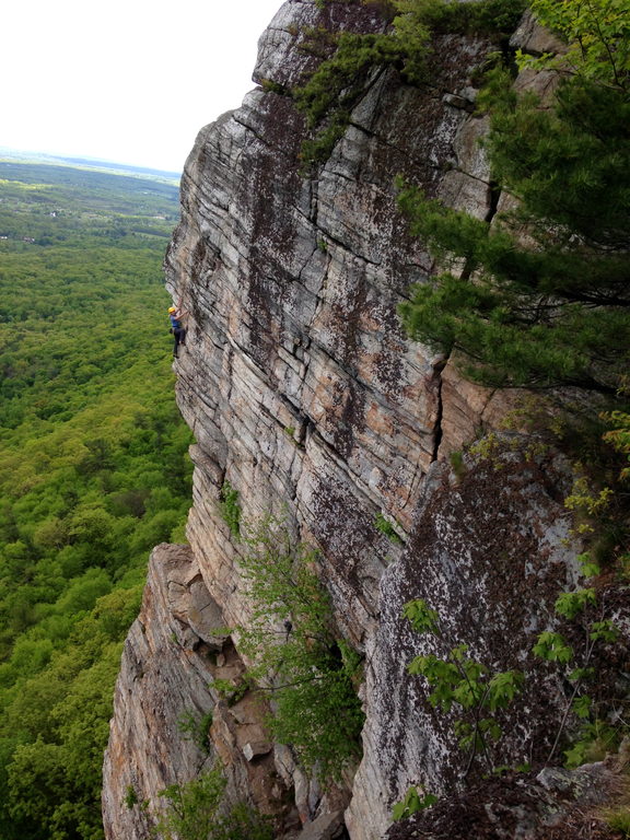Liana climbing High Exposure (Category:  Rock Climbing)