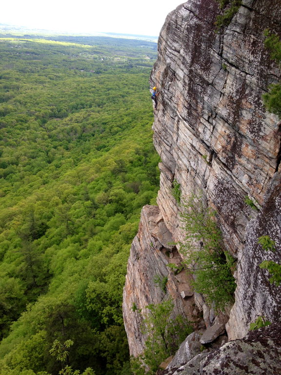 Liana climbing High Exposure (Category:  Rock Climbing)