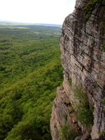 Liana climbing High Exposure (Category:  Rock Climbing)