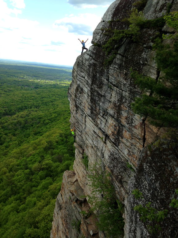 Liana climbing High Exposure (Category:  Rock Climbing)