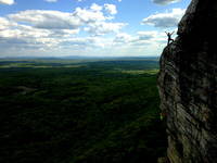 Liana climbing High Exposure (Category:  Rock Climbing)