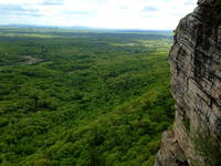 Deepa climbing High Exposure (Category:  Rock Climbing)