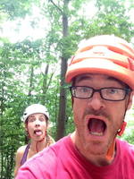 Amy and me (Category:  Rock Climbing)