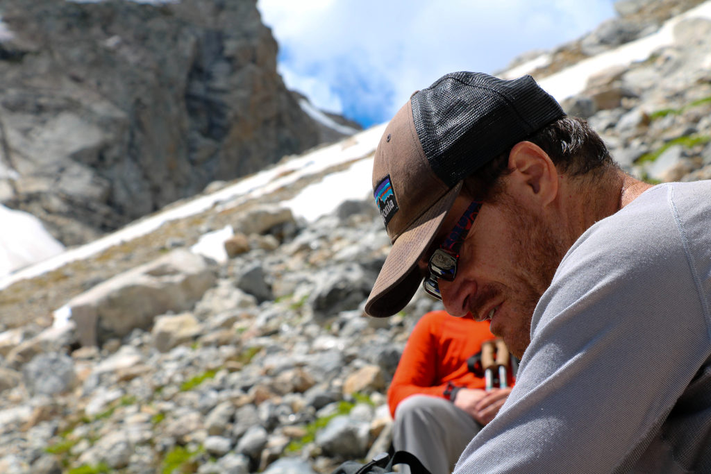 Hiking up to the Grand (Category:  Rock Climbing)