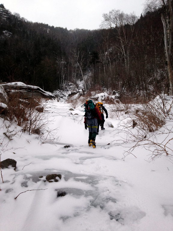 Approach to Cascade Falls (Category:  Ice Climbing)